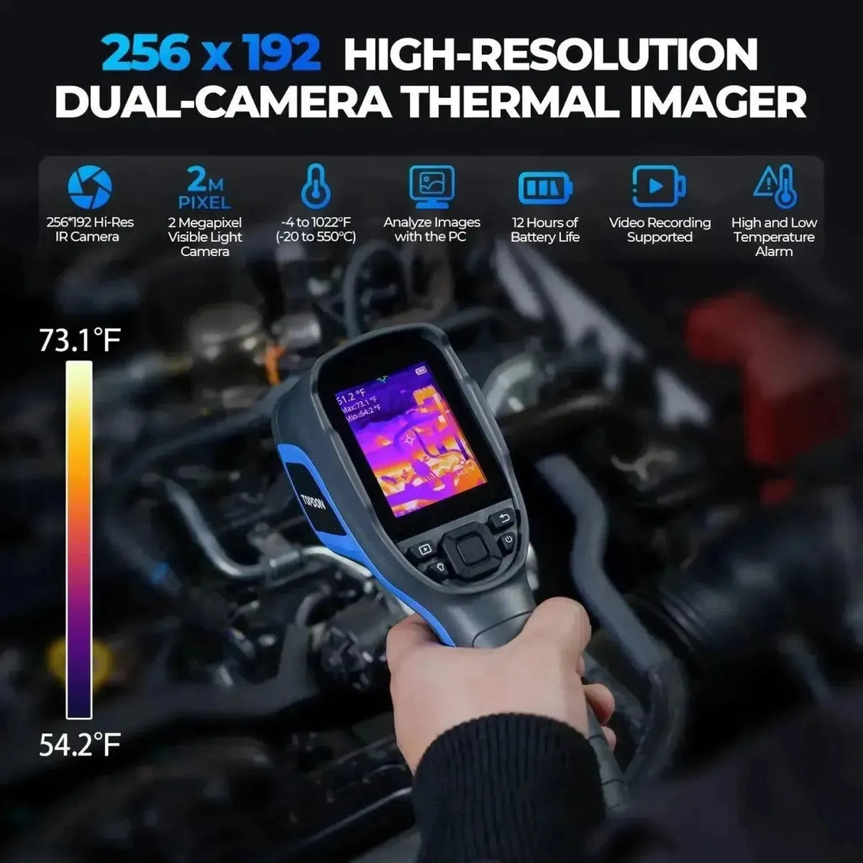 Topdon TCView TC005 | Caméra thermique