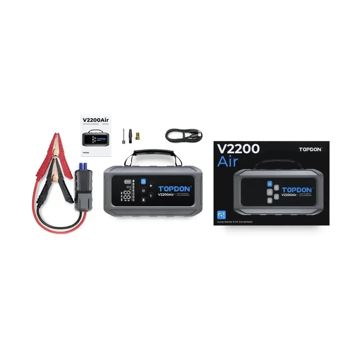 Topdon V2200Air | Booster de démarrage
