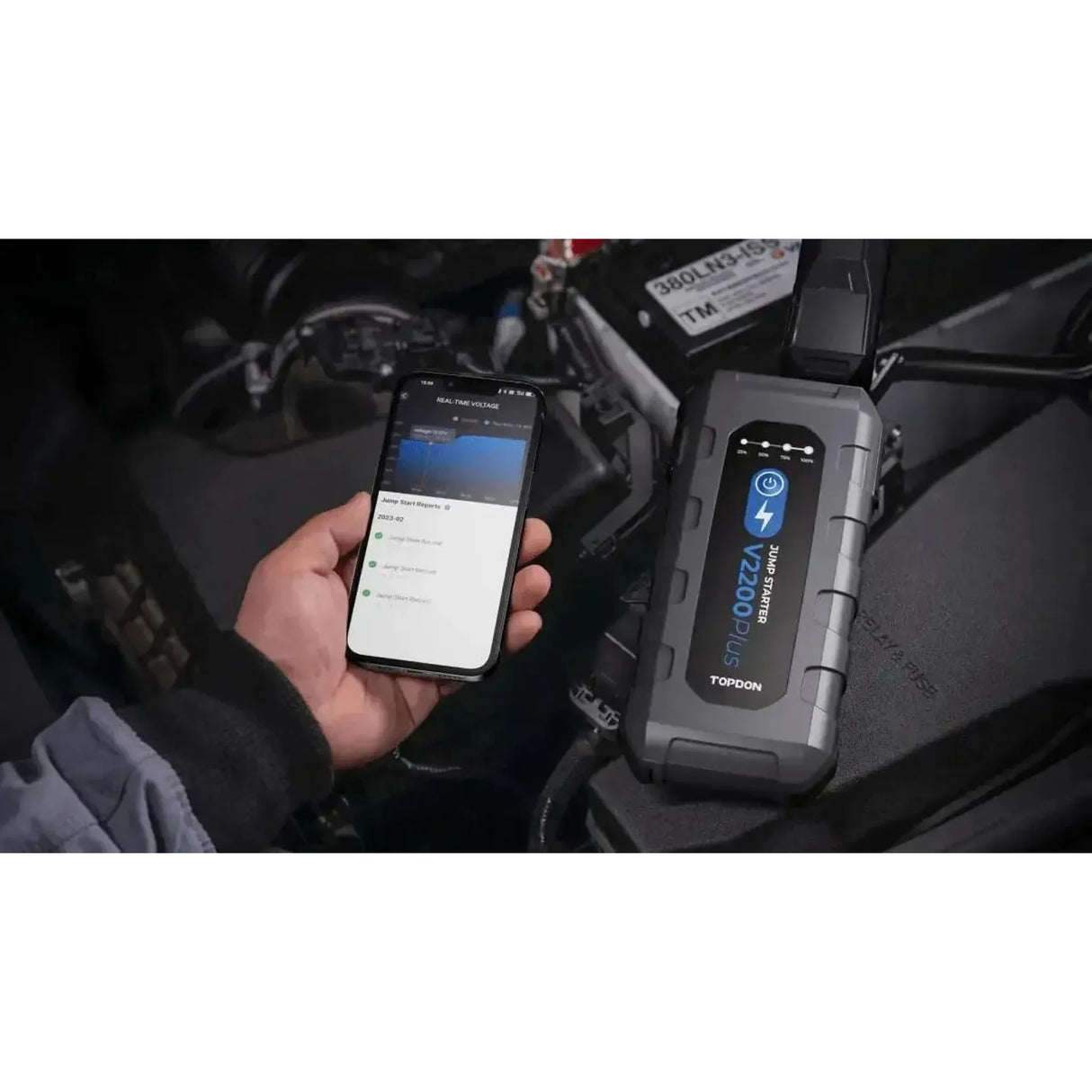 Topdon V2200Plus | Booster de démarrage