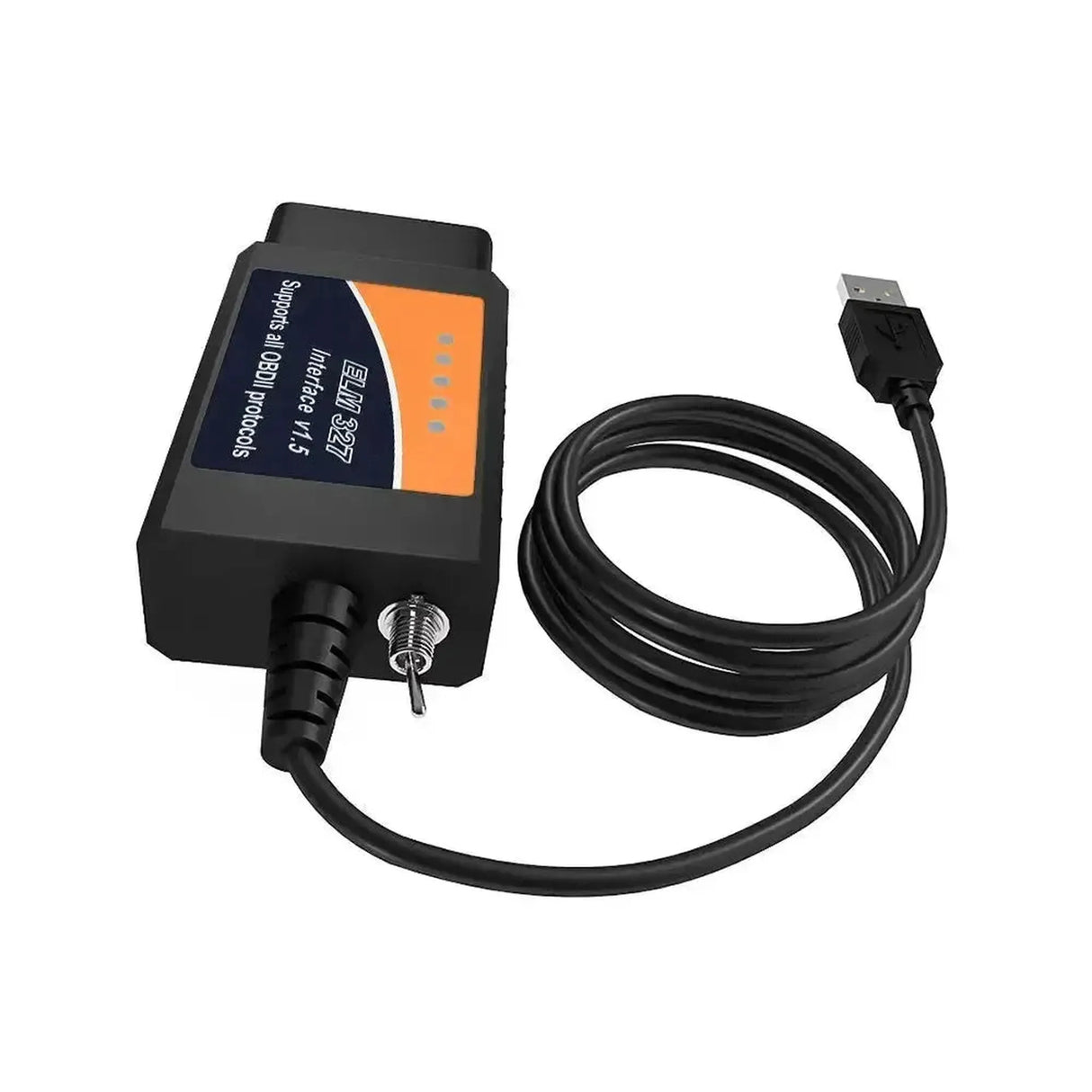 Câble interface USB universel ELM327 (CHT340) (Commutateur HS/MS-CAN)