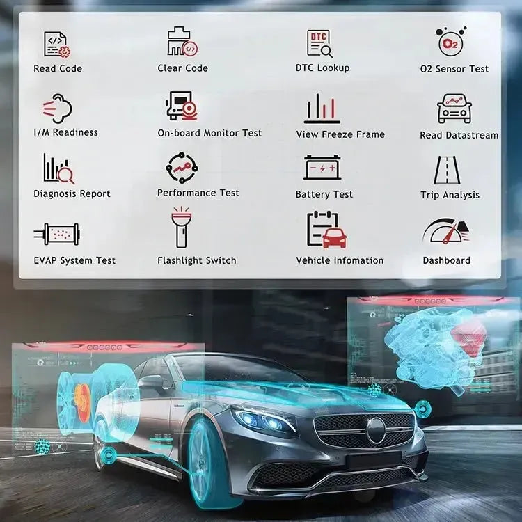 Ancel BD200 Voiture Foutcodelezer