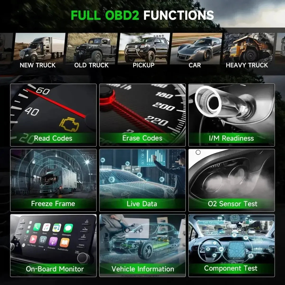 Ancel HD100 Camion Appareil de diagnostic