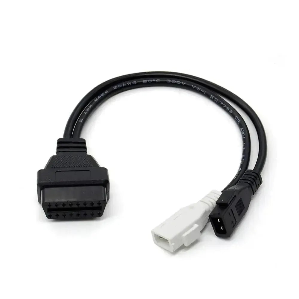Audi/Seat/Skoda/Volkswagen 2+2-pins OBD1 – 16-pins OBD2 Câble adaptateur | Personenauto