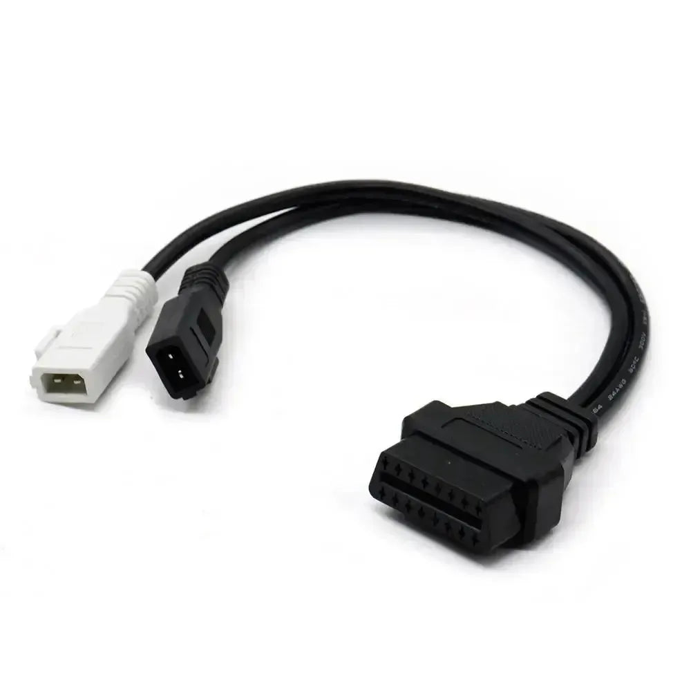 Audi/Seat/Skoda/Volkswagen 2+2-pins OBD1 – 16-pins OBD2 Câble adaptateur | Personenauto