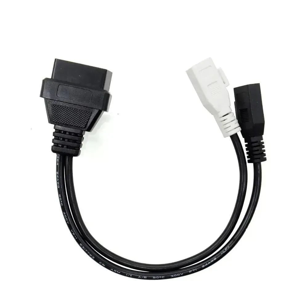 Audi/Seat/Skoda/Volkswagen 2+2-pins OBD1 – 16-pins OBD2 Câble adaptateur | Personenauto