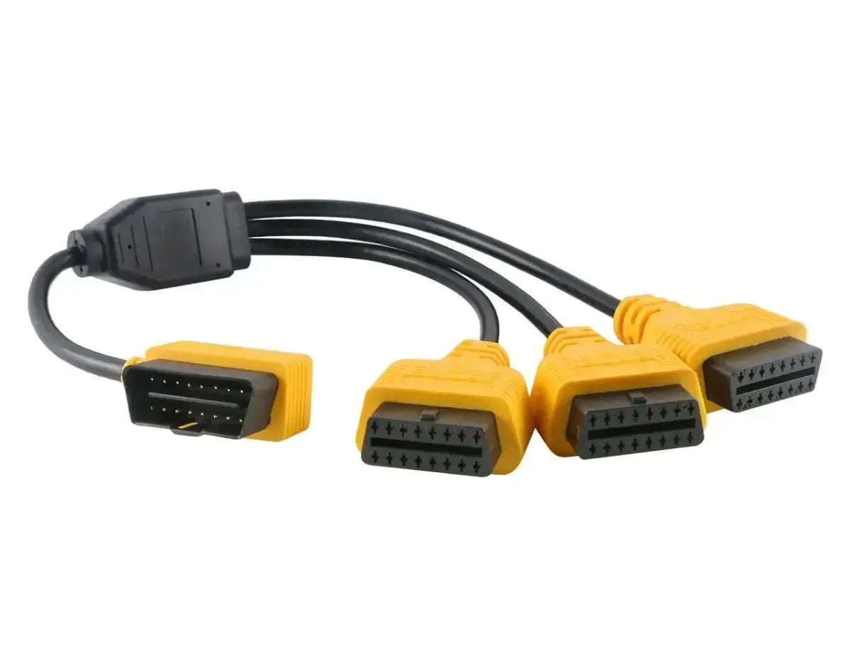 Autool (MOC262) | Câble de rallonge diviseur OBD2 16 broches 3 pièces (50 cm) | Interface