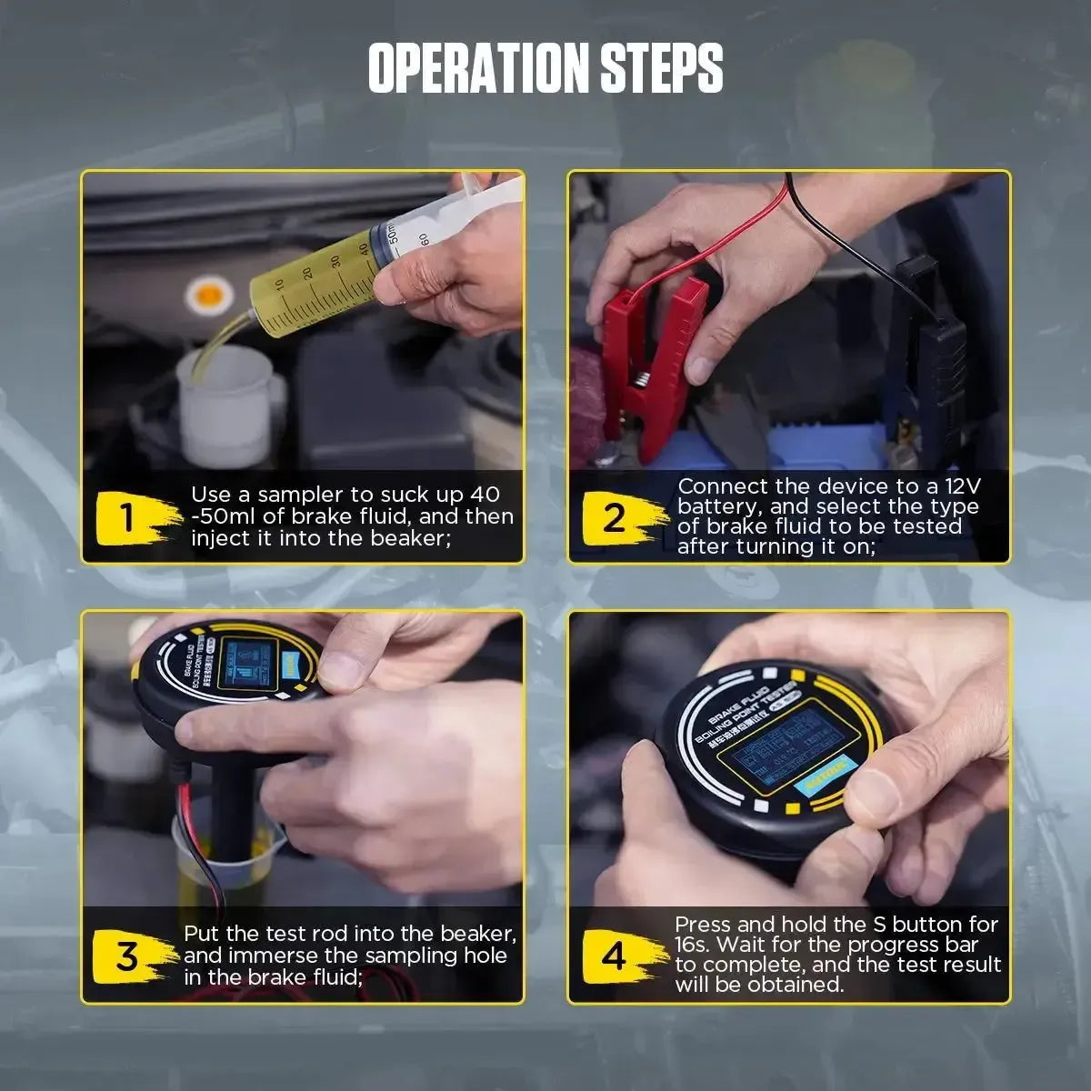 Autool AS506 | Testeur de liquide de frein