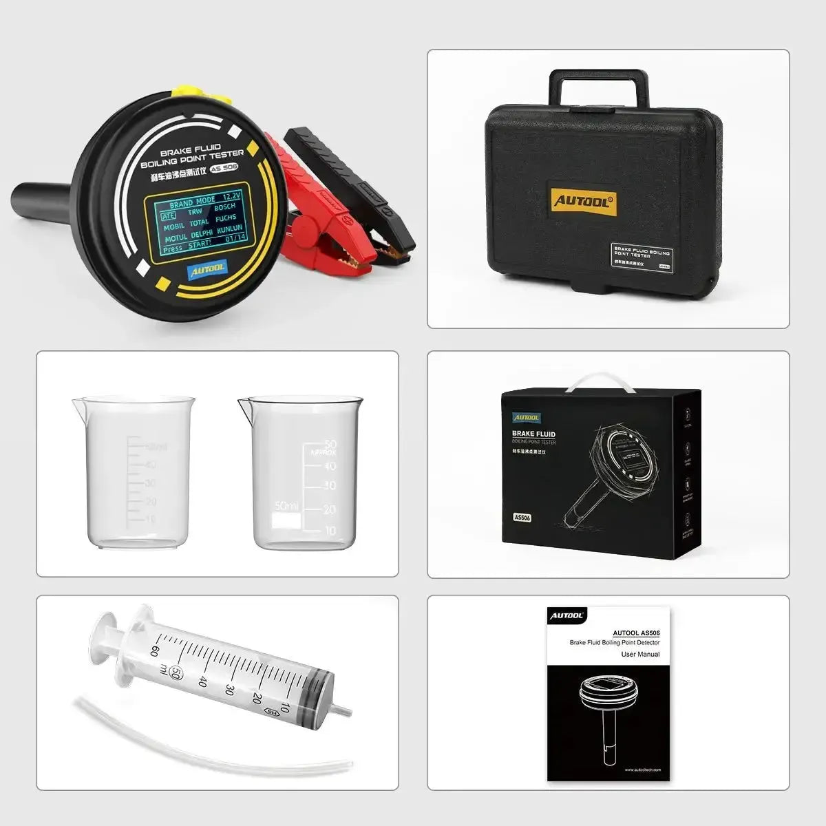 Autool AS506 | Testeur de liquide de frein