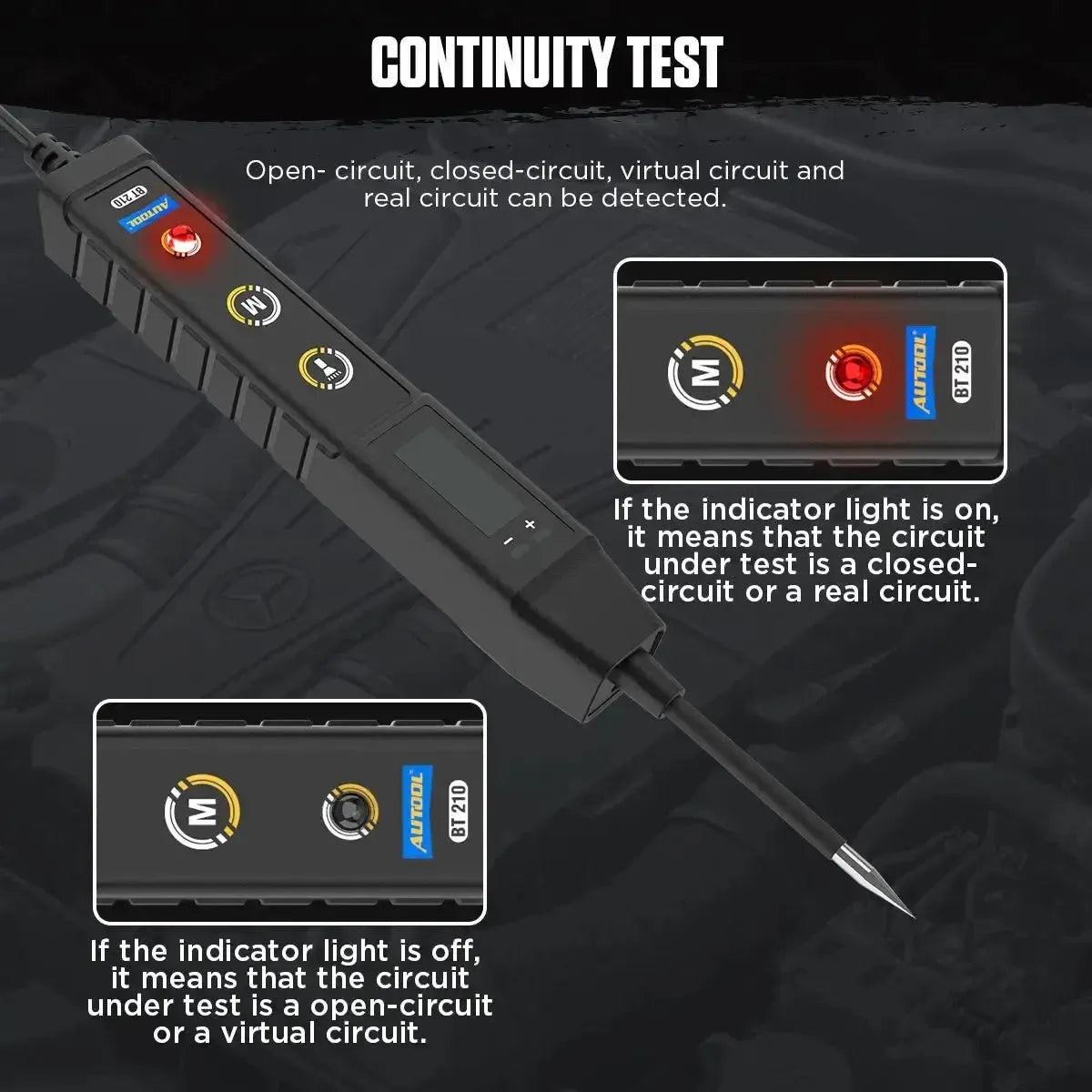 Autool BT210 | Testeur de circuit