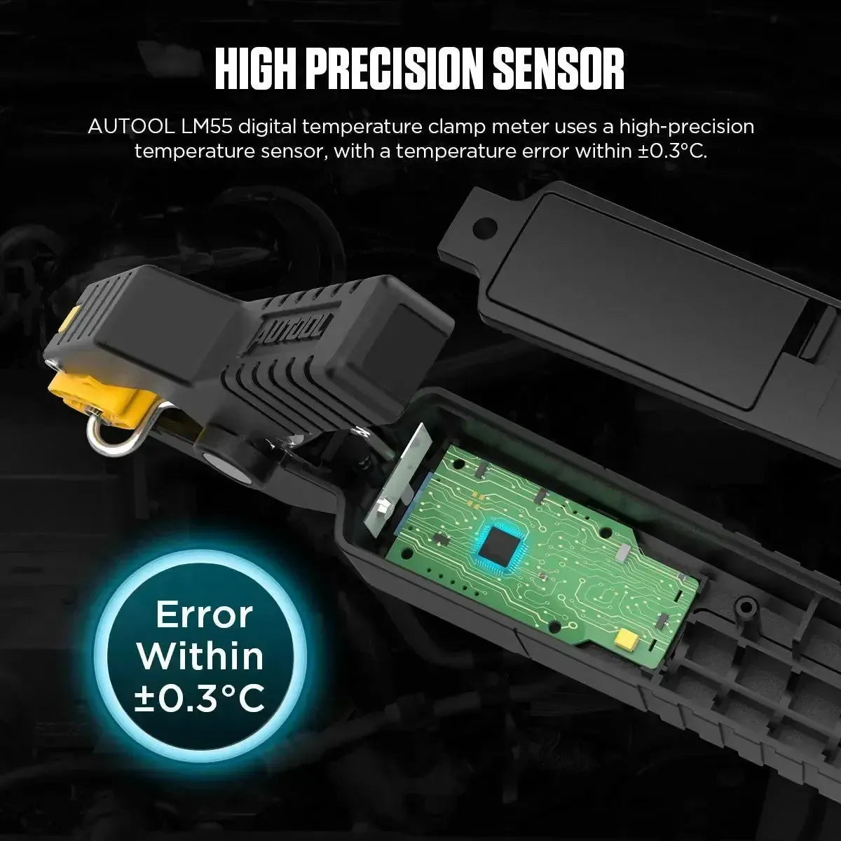 Autool LM55 | Pince de température HVAC | Accessoires