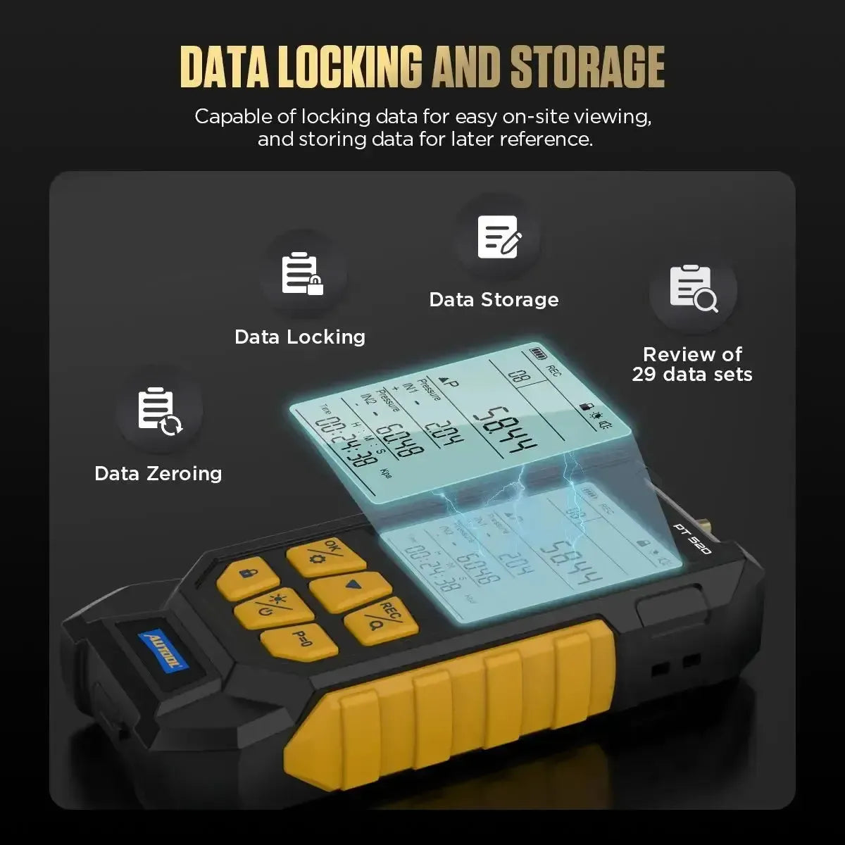 Autool PT520 | Testeur de pression d'air