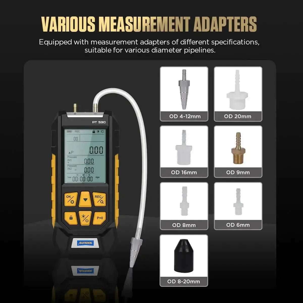 Autool PT530 | Testeur de pression d'air