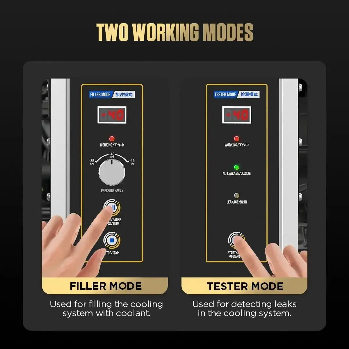 Autool SC301 | Testeur de liquide de refroidissement & Purgeur