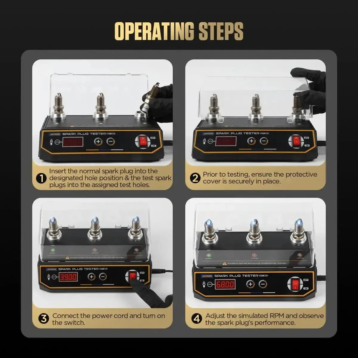 Autool SPT301 | Testeur de bougies d’allumage