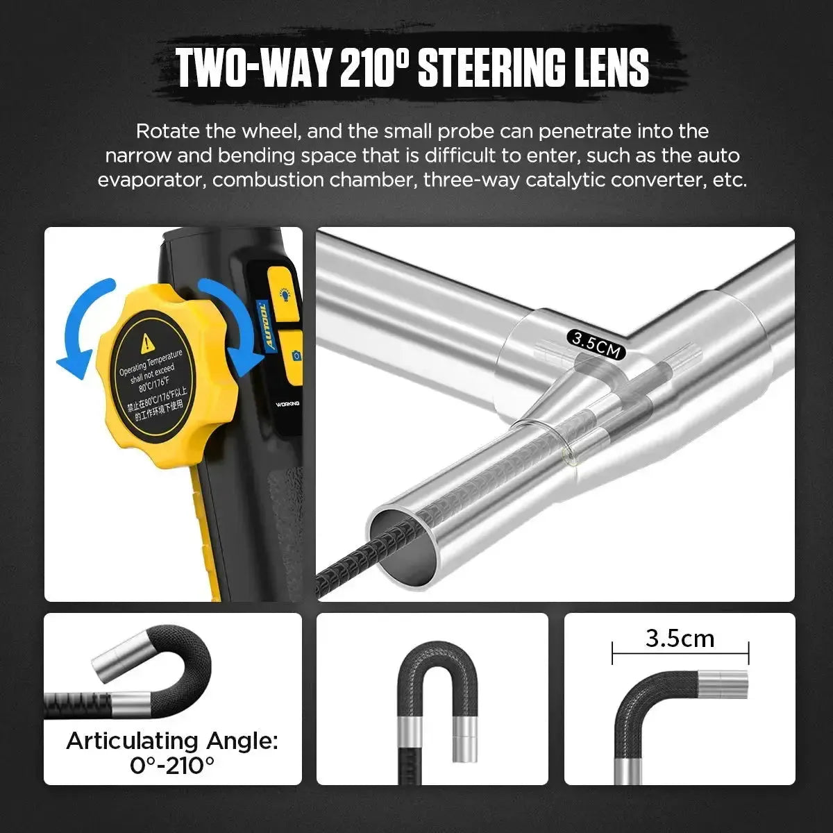 Autool SVB302 | Caméra d'inspection (6.35 mm)