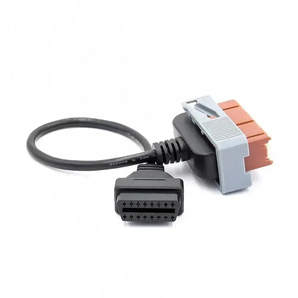 Citroën/Peugeot 30-pins OBD1 – 16-pins OBD2 Câble adaptateur | Voiture particulière