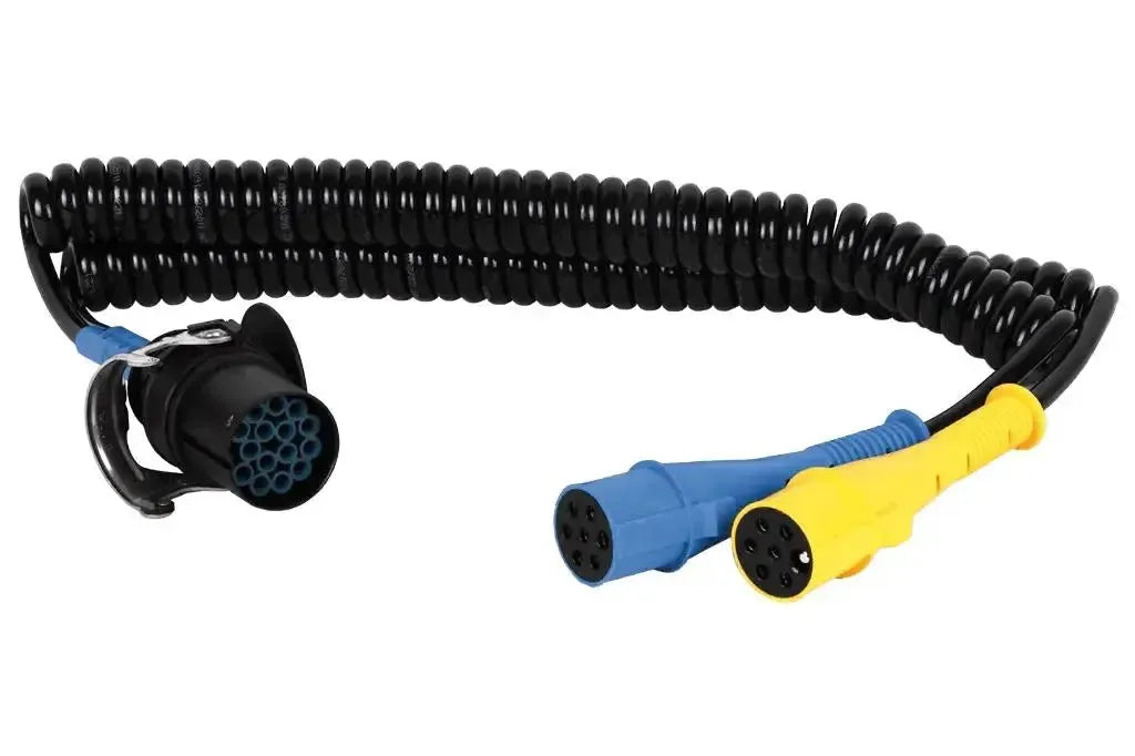 Cojali | Mercedes 15 broches - 7 broches Type-S/N Spiraalkabel | Remorque