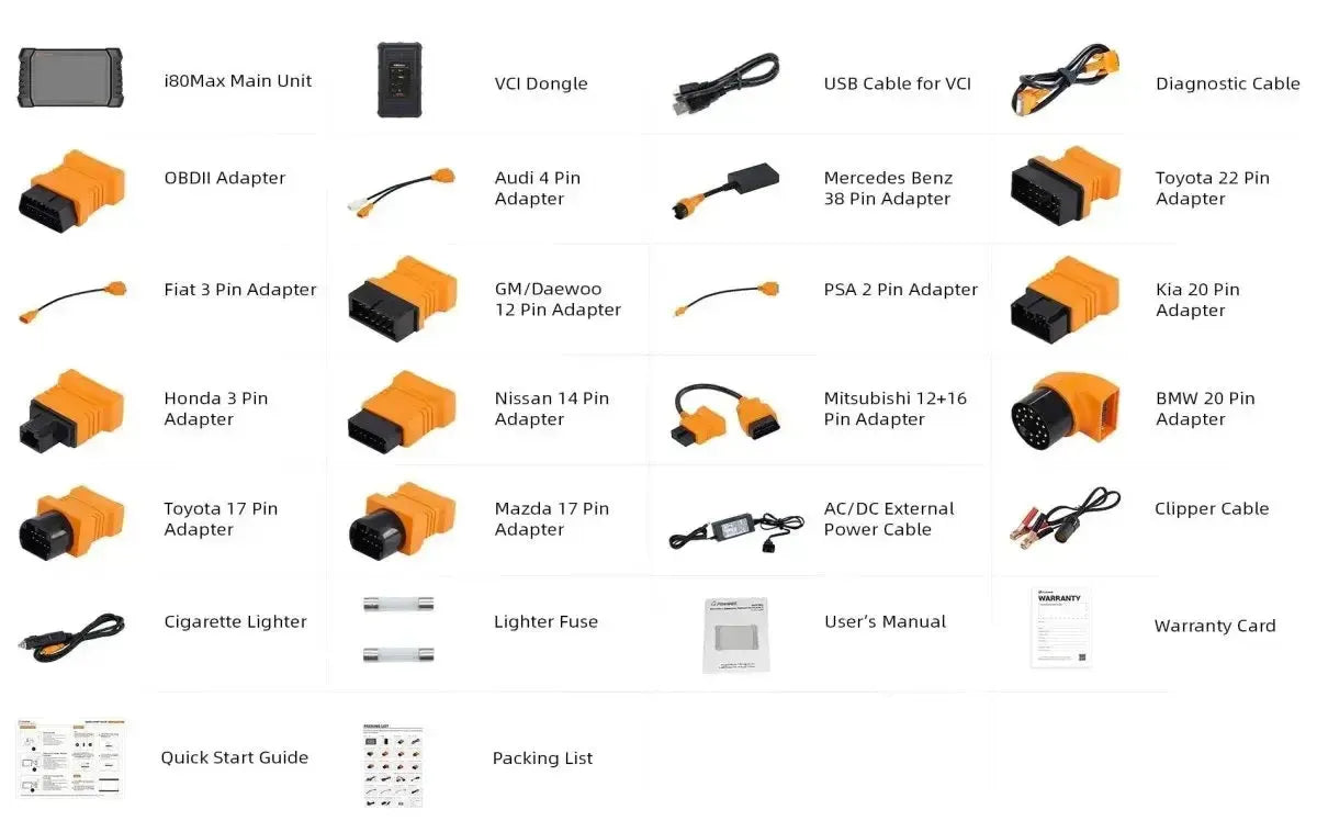 Foxwell I80 Max | Appareil de diagnostic | Voiture