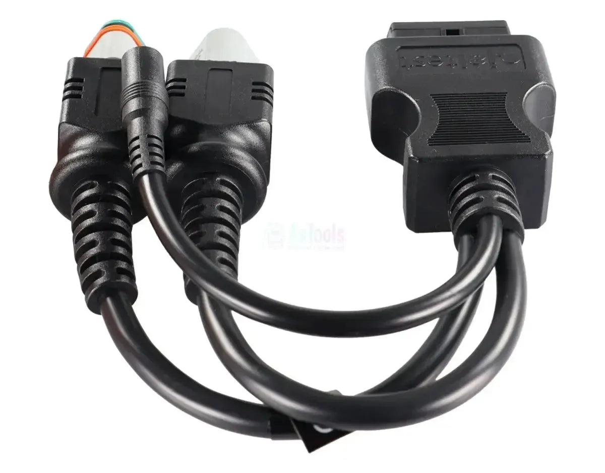 Jaltest (JDC216A9) | Câble adaptateur 3+3 broches J1939 - 16 broches OBD2 | Véhicule utilitaire et véhicule de travail