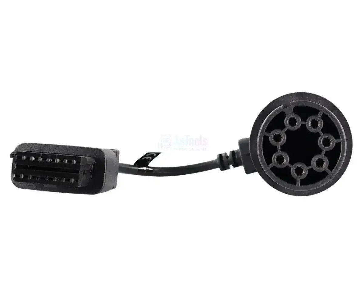 Jaltest (JDC110A) | Adaptateur 7+7 broches CAN ISO 7638 - 16 broches OBD2 | Remorque