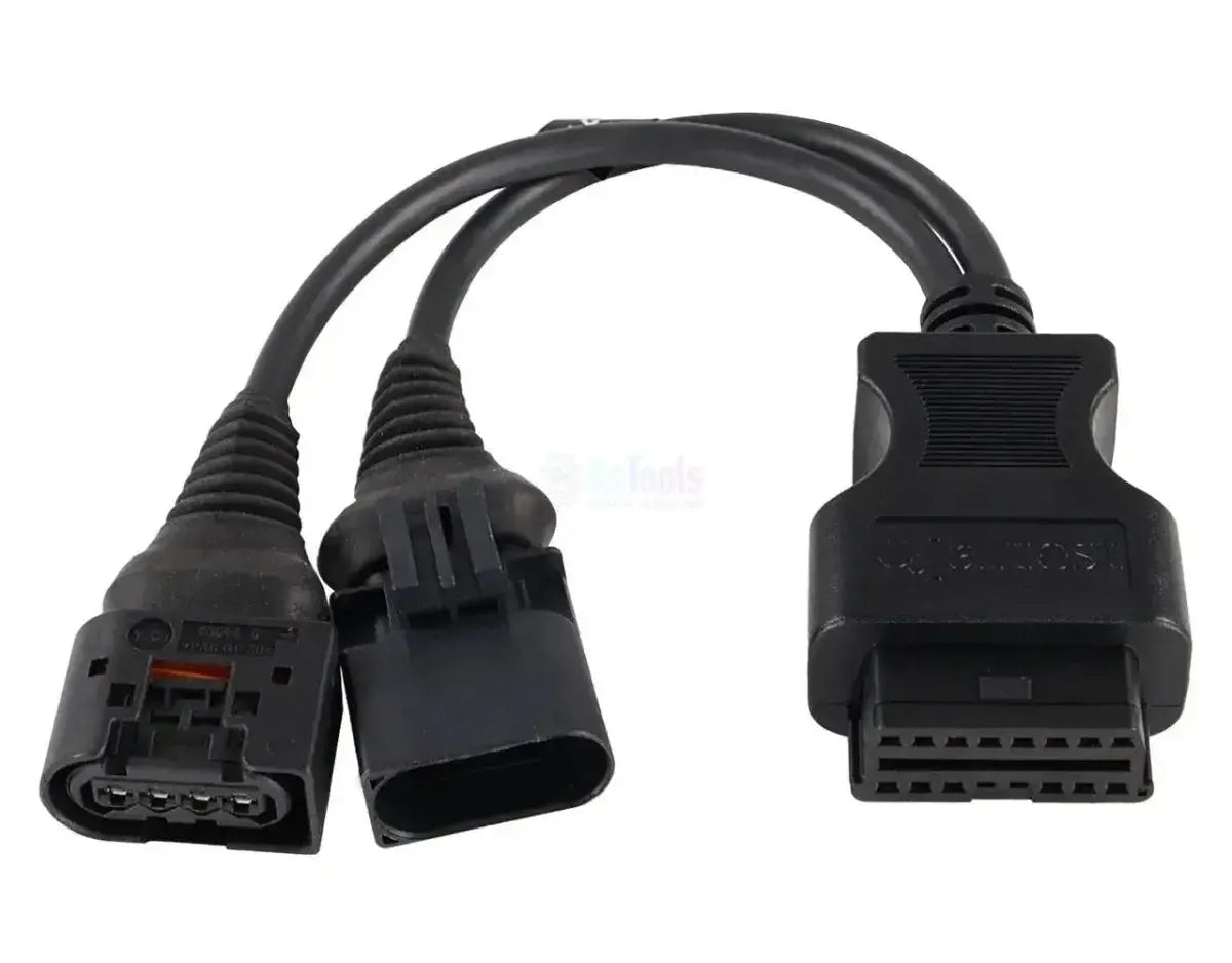 Jaltest (JDC567A) | AGCO Sisu Câble adaptateur 4+4 broches OBD - 16 broches OBD2 | Véhicule agricole