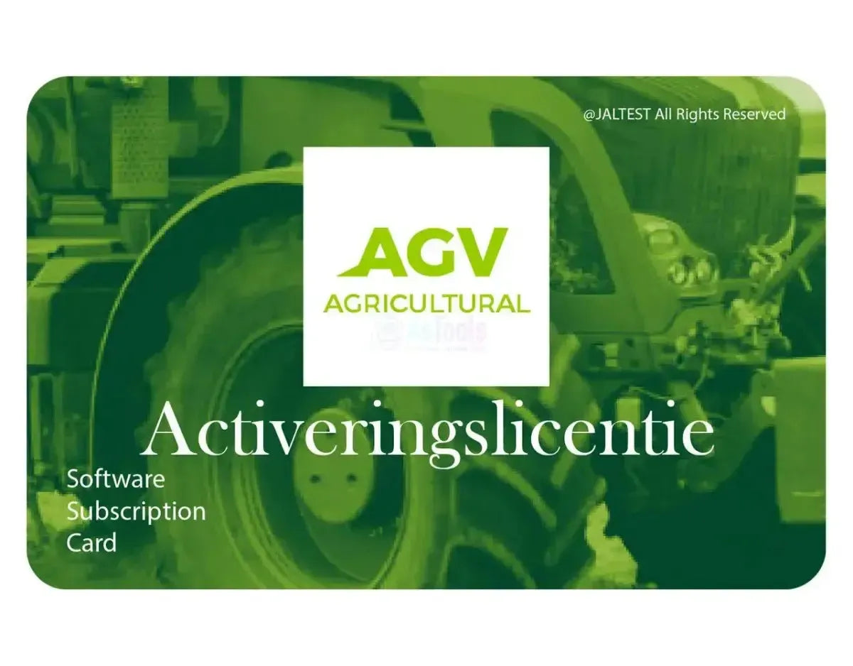 Jaltest (29751) | AGV (Agricole) | Activation du logiciel