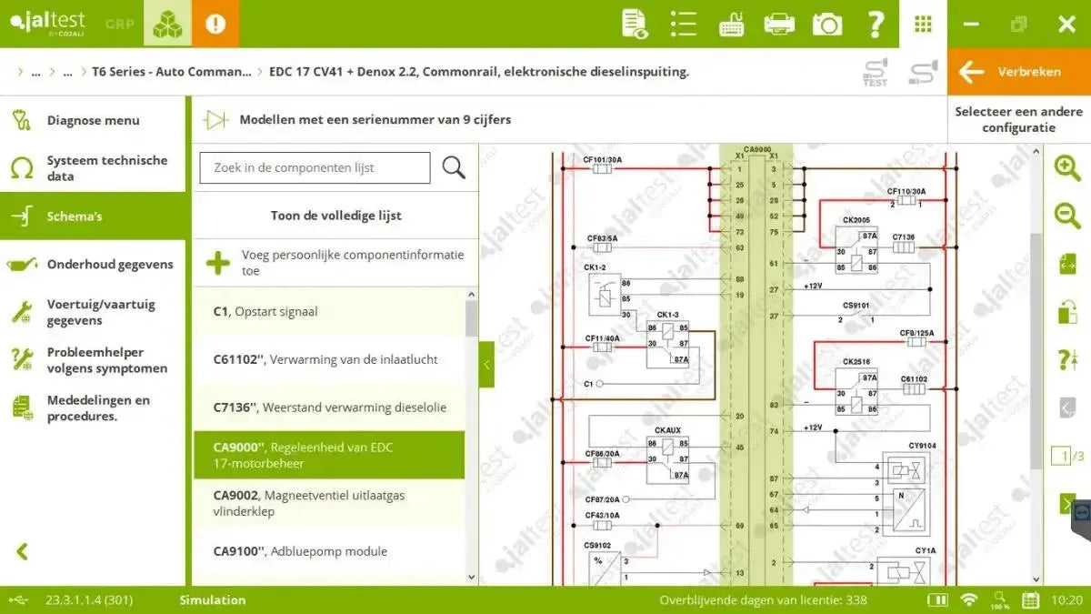 Jaltest AGV (Agricole) Appareil de diagnostic
