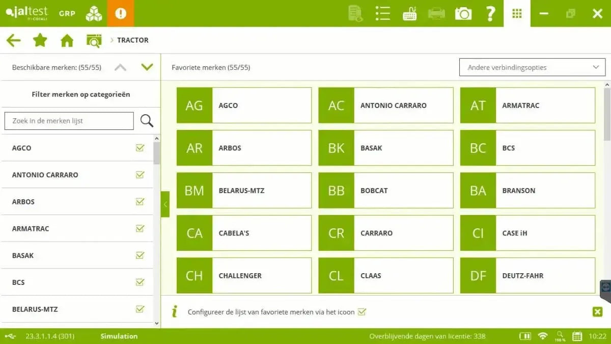 Jaltest AGV (Agricole) Appareil de diagnostic