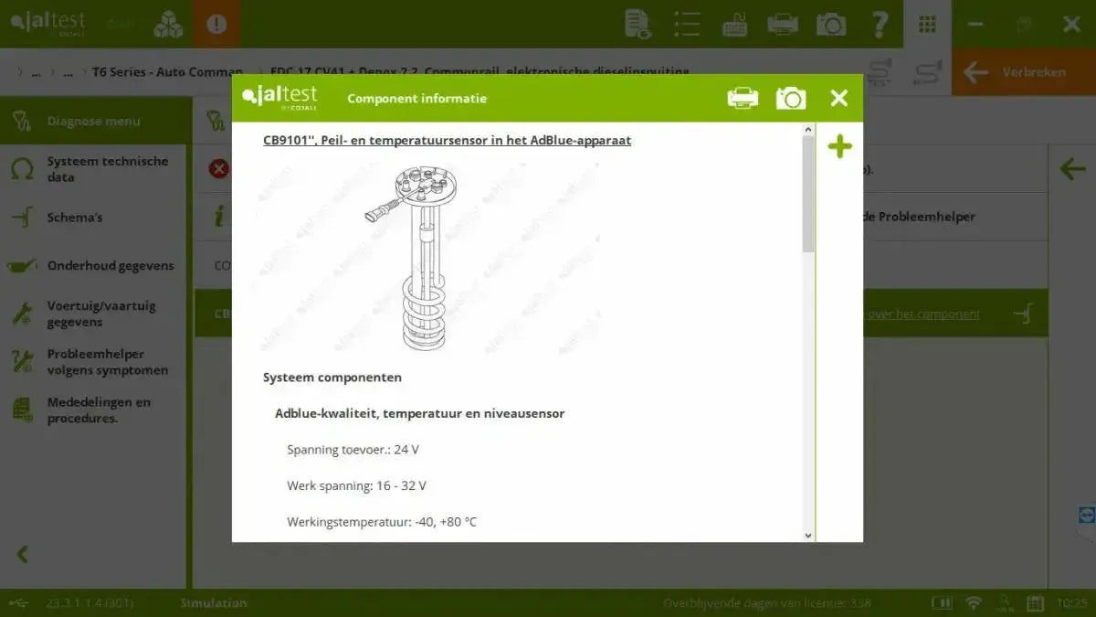 Jaltest AGV (Agricole) Appareil de diagnostic