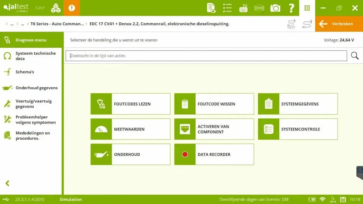 Jaltest AGV (Agricole) Appareil de diagnostic