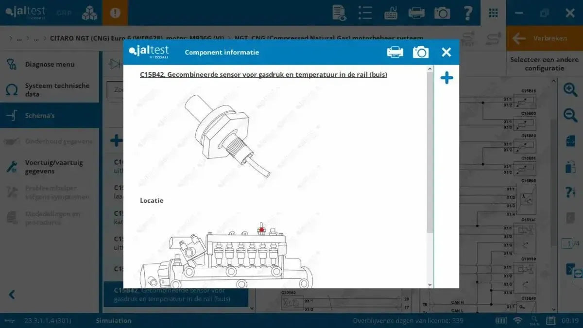 Jaltest Autobus Appareil de diagnostic