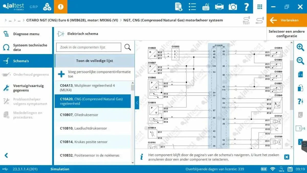 Jaltest Autobus Appareil de diagnostic