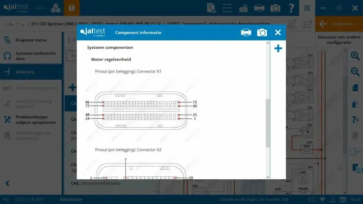 Jaltest VUL (Véhicule Utilitaire Léger) Appareil de diagnostic