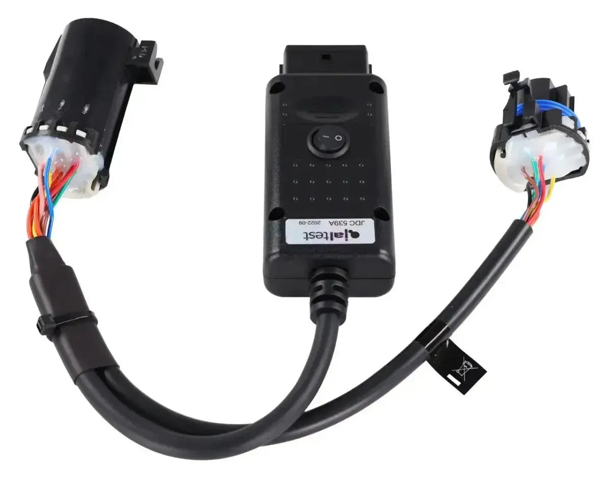 Jaltest (JDC539A) | Câble adaptateur Bobcat 6+6 broches OBD - 16 broches OBD2 | Moteur à combustion