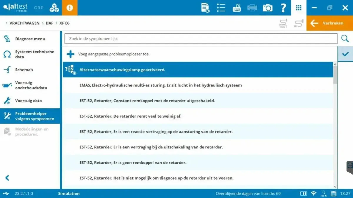 Jaltest CV (Véhicules commerciaux) | Appareil de diagnostic