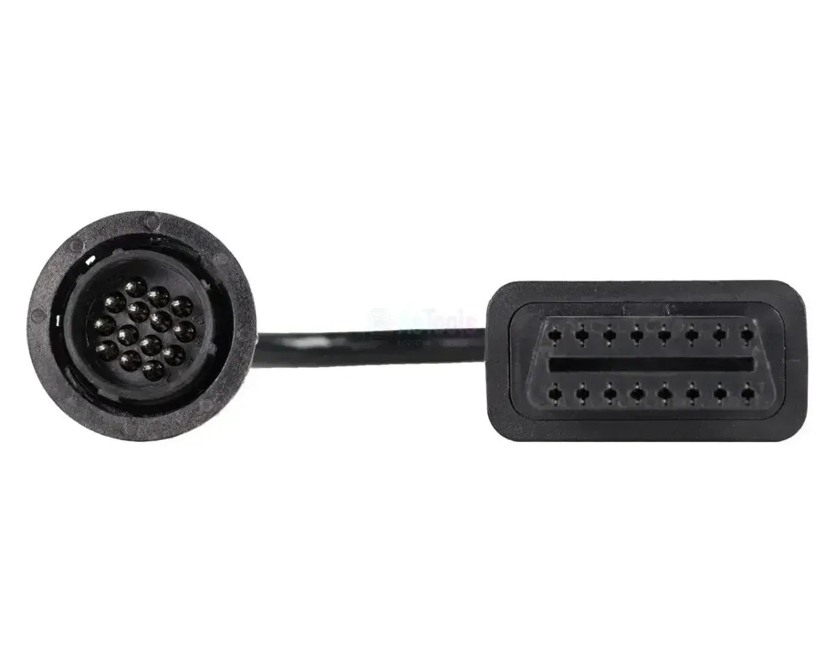 Jaltest (JDC512A) | Câble adaptateur 14 broches OBD - 16 broches OBD2 Deutz-Fahr/Same/Lamborghini | Véhicule agricole