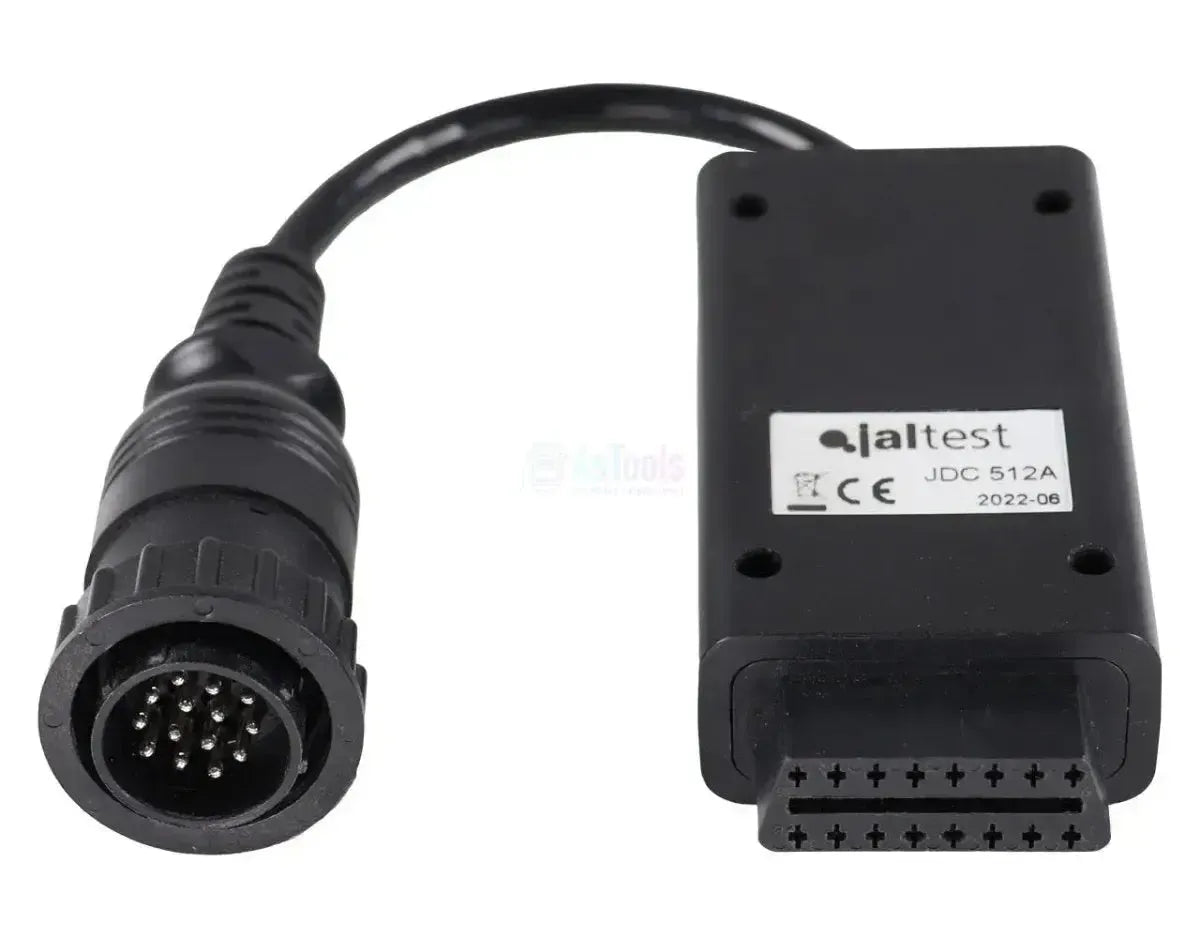 Jaltest (JDC512A) | Câble adaptateur 14 broches OBD - 16 broches OBD2 Deutz-Fahr/Same/Lamborghini | Véhicule agricole
