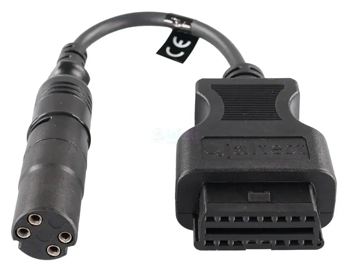 Jaltest (JDC108A) | Haldex (EB+/TRS, TPMS) Câble adaptateur 4 broches OBD - 16 broches OBD2 Remorque