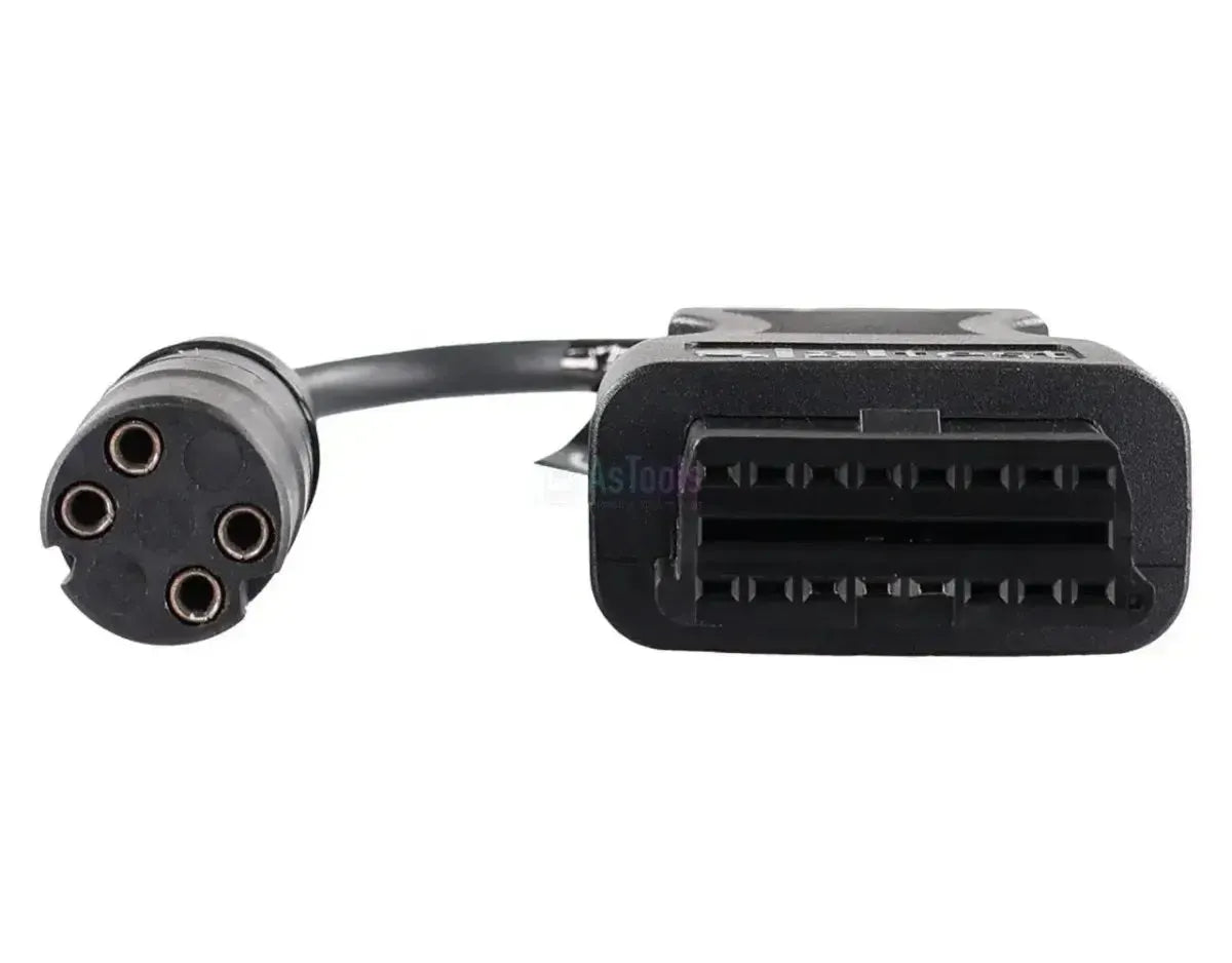 Jaltest (JDC108A) | Haldex (EB+/TRS, TPMS) Câble adaptateur 4 broches OBD - 16 broches OBD2 Remorque