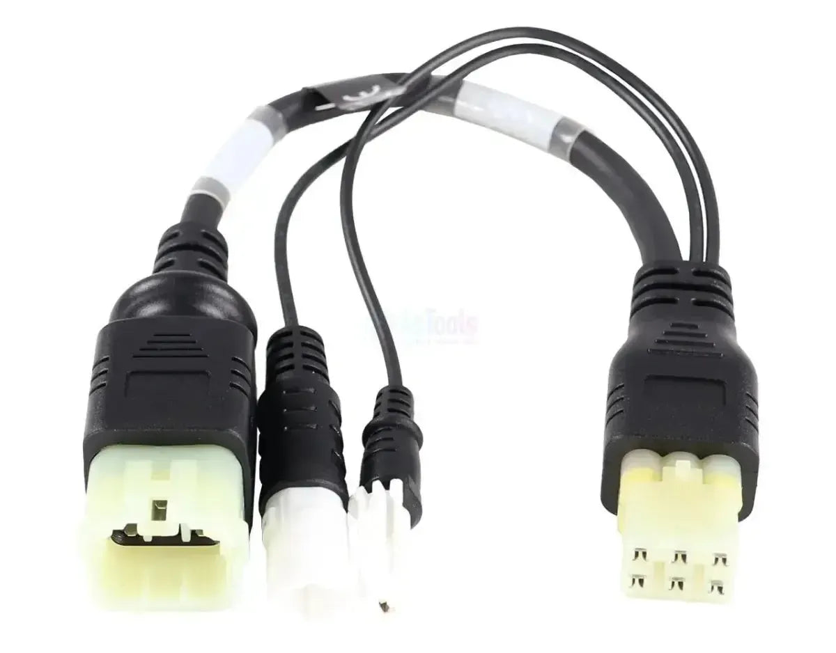 Jaltest (JDC641M) | Câble d'alimentation OBD Kawasaki 6+6 broches | Scooter des mers