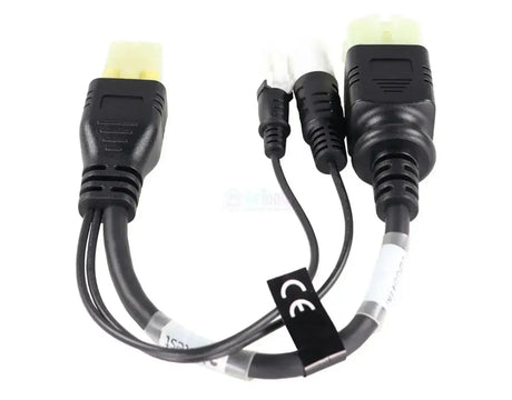 Jaltest (JDC641M) | Câble d'alimentation OBD Kawasaki 6+6 broches | Scooter des mers