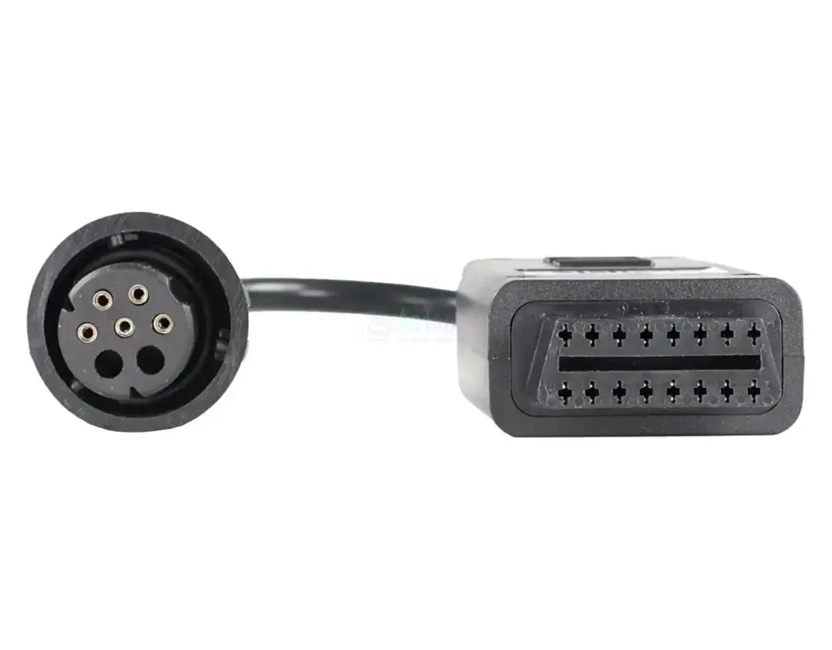 Jaltest (JDC111A) | Knorr-Bremse KB4-TA ABS 7 broches OBD - 16 broches OBD2 Câble adaptateur | Remorque