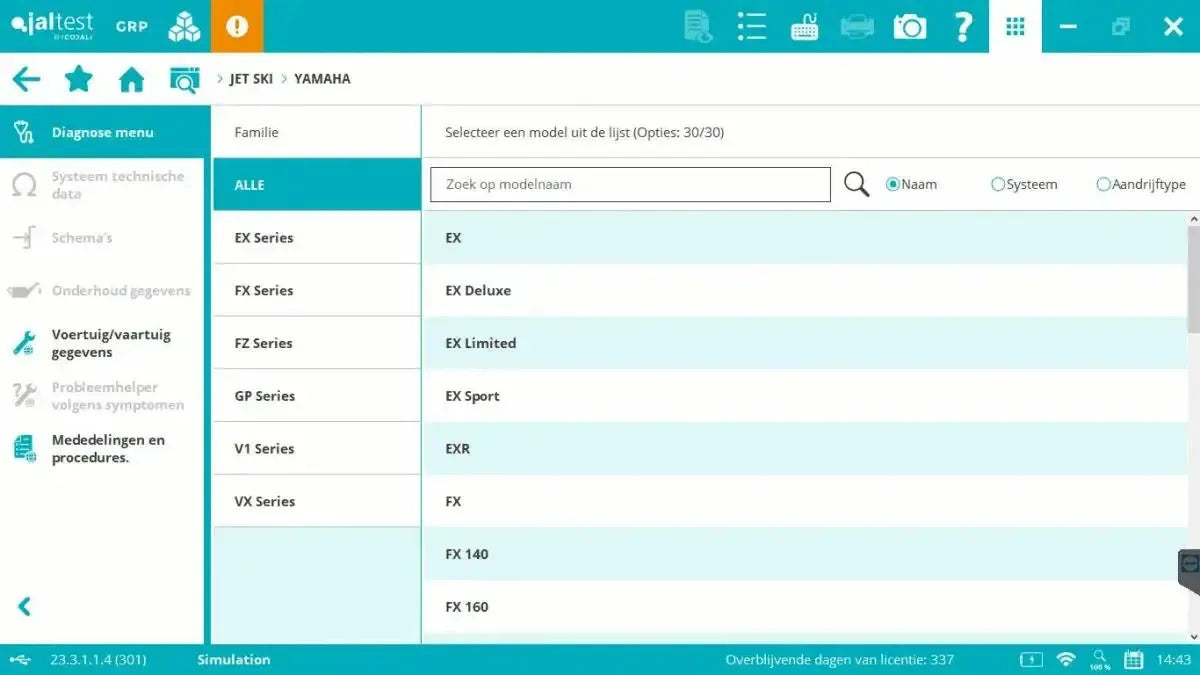 Jaltest Marine (Complet) Appareil de diagnostic