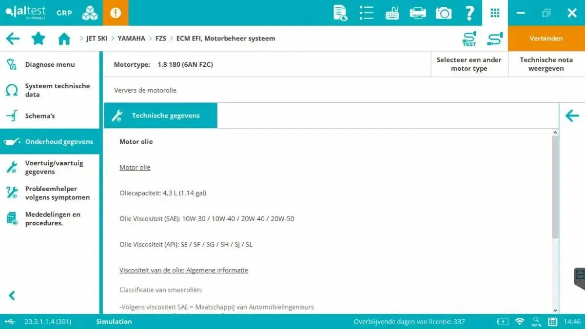 Jaltest Marine (Complet) Appareil de diagnostic