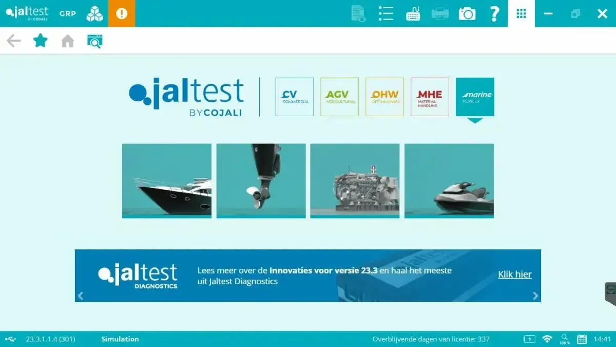Jaltest Marine (Complet) Appareil de diagnostic