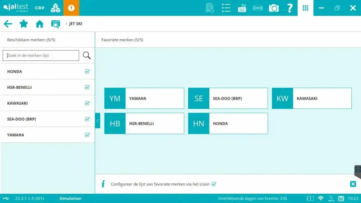 Jaltest Marine (Jetski) Appareil de diagnostic