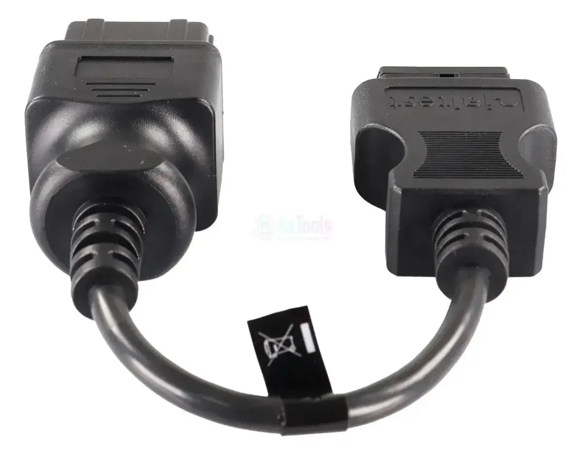 Jaltest (JDC205A) | Renault 11 broches OBD1 - 16 broches OBD2 Câble adaptateur | Camion