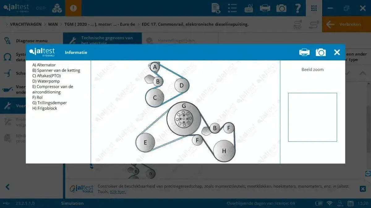 Jaltest Camion Appareil de diagnostic