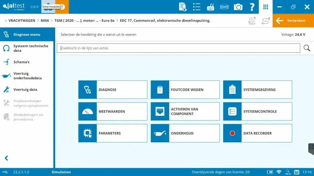 Jaltest Camion Appareil de diagnostic