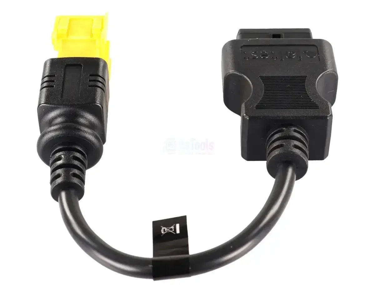 Jaltest (JDC309A) | ZF Ecolife MCP 9 broches OBD - 16 broches OBD2 Câble adaptateur | Autobus